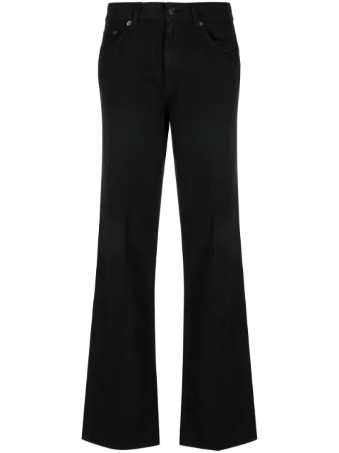 The Row Carlton straight-leg trousers Black 6994W2459