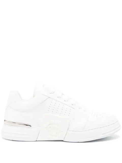 Philipp Plein Royal Street logo-embossed sneakers White FACSUSC0503PCO008N