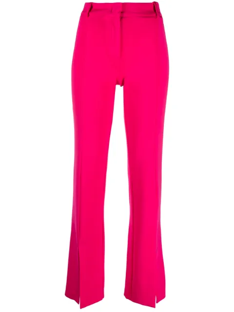 PINKO front-split slim-fit trousers Pink 100351A04I