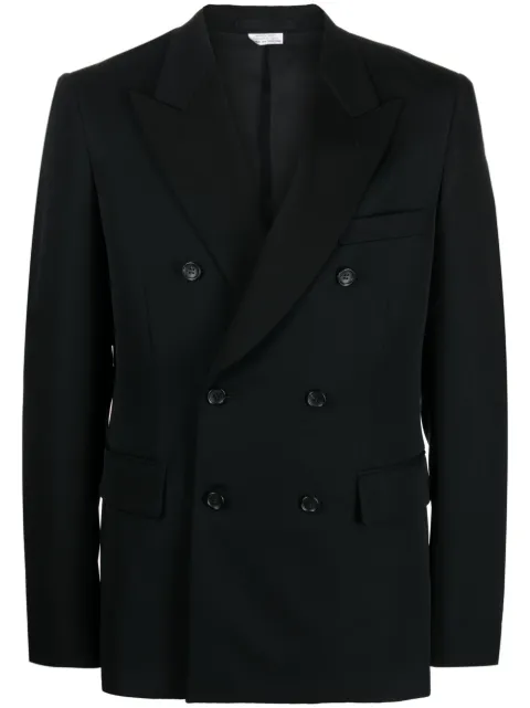 Comme des Garçons Homme Plus double-breasted wool blazer Black PZJ006