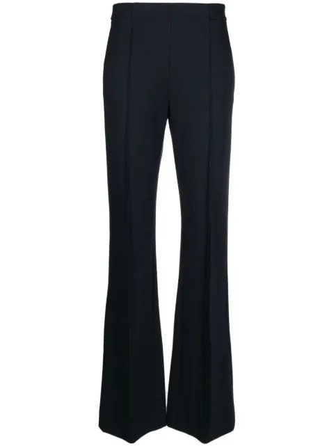 Dorothee Schumacher slip-on flared trousers Blue 048023