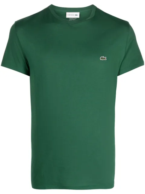 Lacoste logo-patch T-shirt Green TH67090