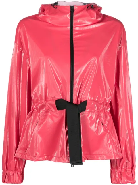 Herno Laminar hooded cape jacket Pink GI00072DL12596