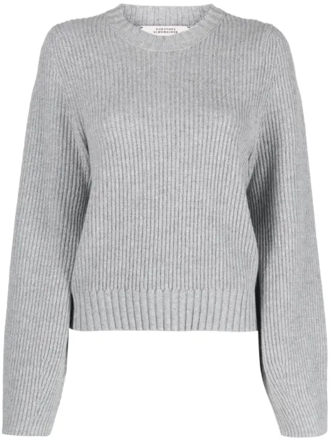 Dorothee Schumacher ribbed-knit sweatshirt Grey 010303