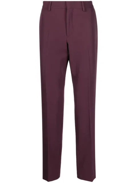 Moschino tailored virgin-wool trousers Purple A03357034