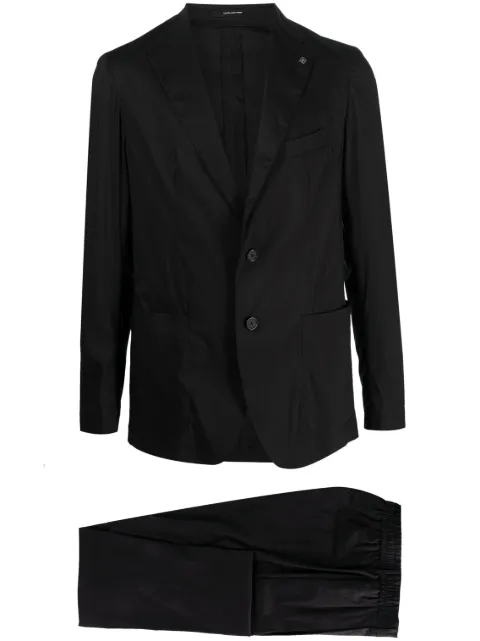 Tagliatore single-breasted cotton-blend suit Black ADAKAR22K1423E349