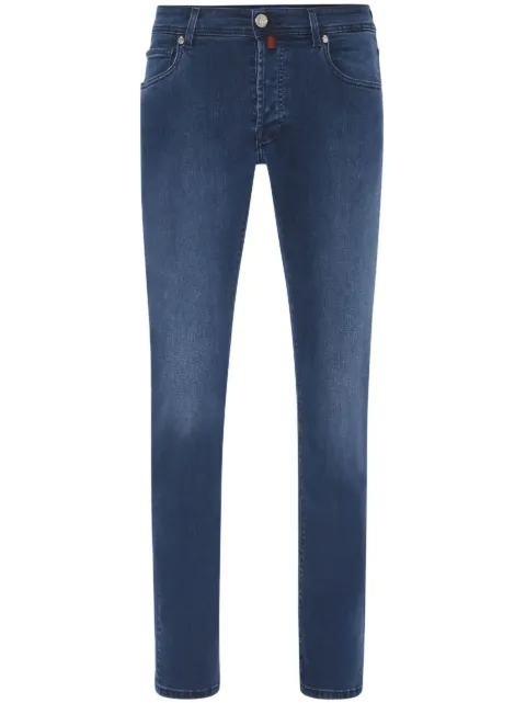 Billionaire embroidered-logo straight-cut jeans Blue WACCMDT3594BTE001N