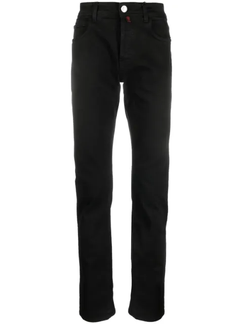 Billionaire mid-rise straight-leg jeans Black WACCMDT3595BTE001N