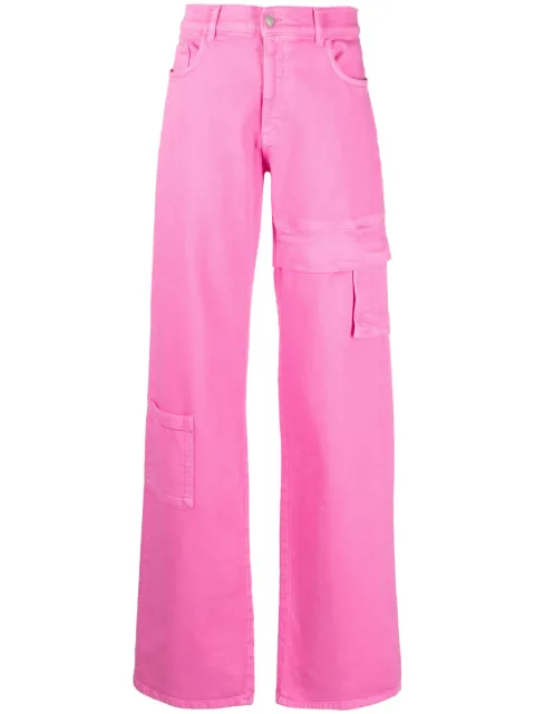 1017 ALYX 9SM high-waist cotton cargo pants Pink AAUPA0376FA03D