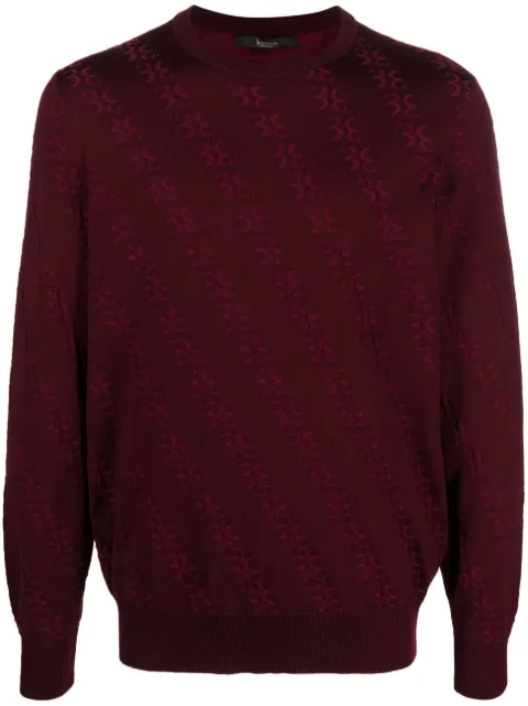Billionaire merino-blend jumper Red WACCMKO1281BKN001N