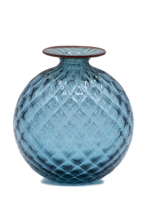 Venini Monofiore Balloton glass vase (12.5cm) Blue 10014OZRV