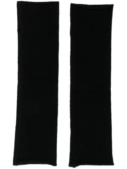 Lisa Yang Aspen knit arm warmers Black 401523BL