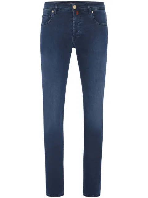Billionaire embroidered-logo straight-cut jeans Blue WACCMDT3594BTE001N