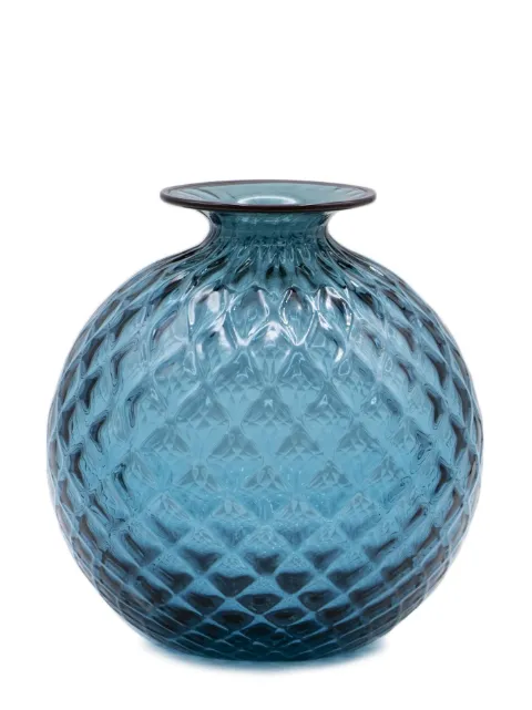 Venini Monofiore Balloton glass vase (16.5cm) Blue 10016OZRV