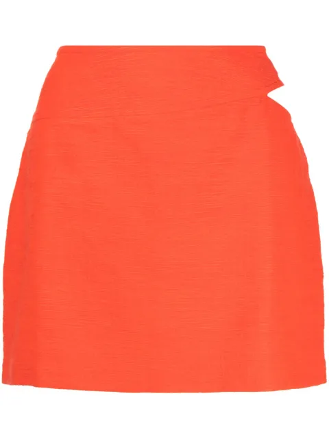 Ba&Sh cut-out detail cotton skirt Orange 1E23HOLA