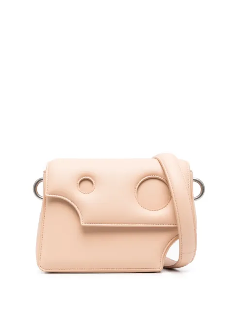 Off-White Burrow-22 shoulder bag Orange OWNN102S23LEA0012100