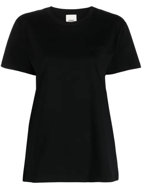 ISABEL MARANT Vidal logo-print T-shirt Black TS0103FAA2N44I