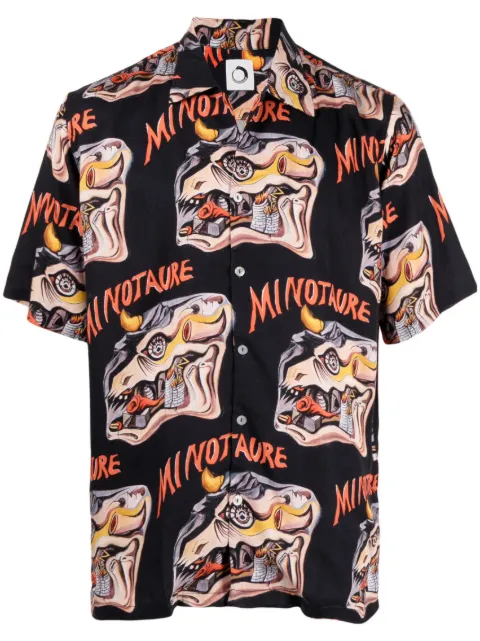 Endless Joy "Minotaure" short-sleeve shirt Black SS23MINOTAURBLACKSS