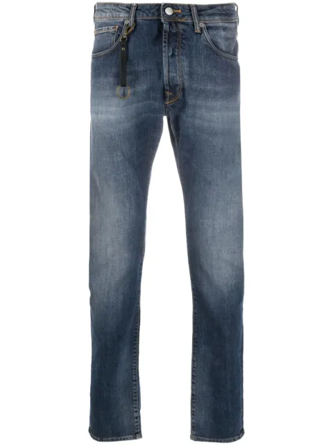 Incotex straight-leg keyring-attachment jeans Blue BDPS0003F17L02615