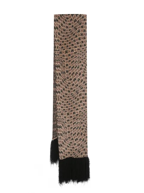 AMIRI MA Swirl scarf Neutrals AW23MSC004