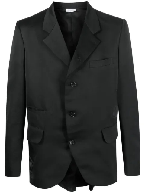 Comme des Garçons Homme Plus zip-details blazer Black PKJ042