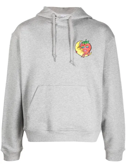Sky High Farm fruit-print cotton hoodie Grey SHF03T032