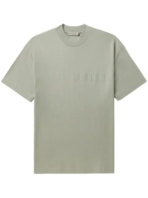 FEAR OF GOD ESSENTIALS logo-print cotton T-shirt Grey 125BT222003F