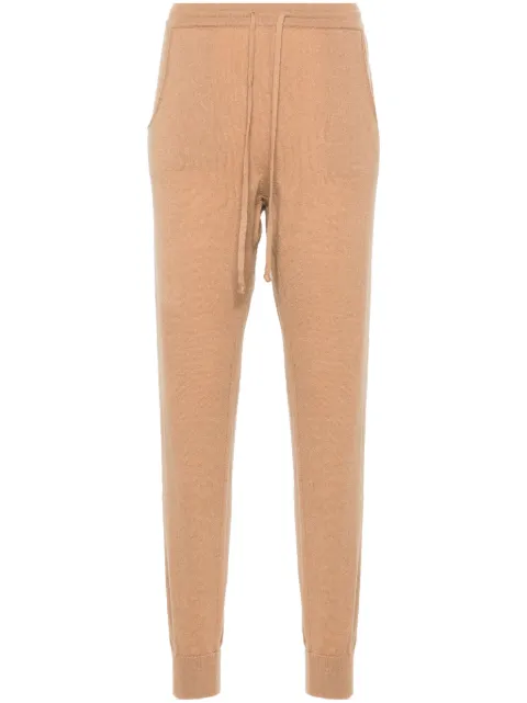 Teddy Cashmere Milano mid-rise track trousers Brown MILANO
