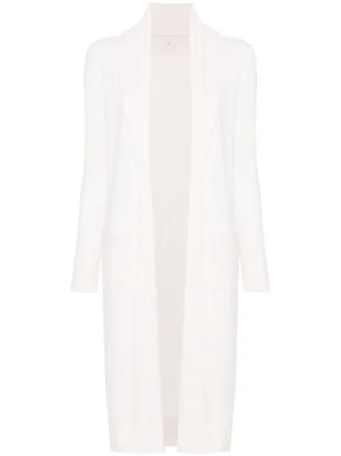 Teddy Cashmere Venzia open-front cashmere cardigan White VENEZIA