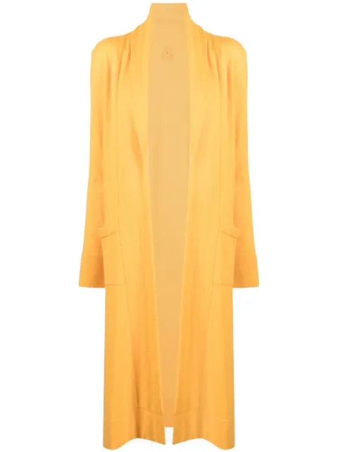 Teddy Cashmere Venzia open-front cashmere cardigan Orange VENZIA