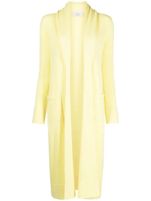 Teddy Cashmere Venzia open-front cashmere cardigan Yellow VENZIA