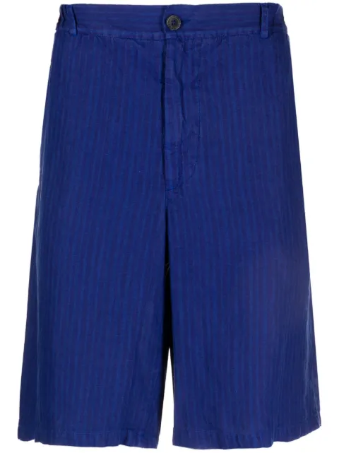 120% Lino linen bermuda shorts Blue Y0M29CJ000G194000