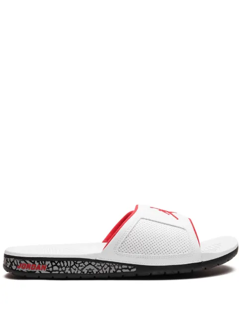 Jordan Hydro 3 slides White 854556