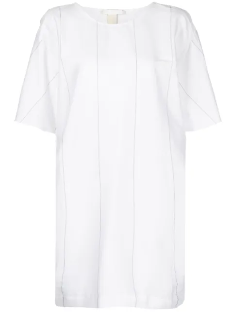 LITKOVSKA striped stretch-cotton blouse White B01SS23