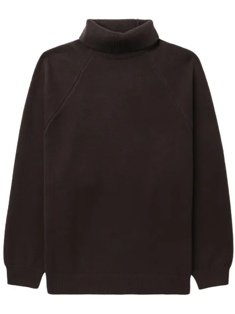 FEAR OF GOD ESSENTIALS roll-neck raglan jumper Brown 192BT224365F
