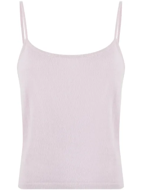 Teddy Cashmere Rapallo cashmere tank top Purple RAPALLO