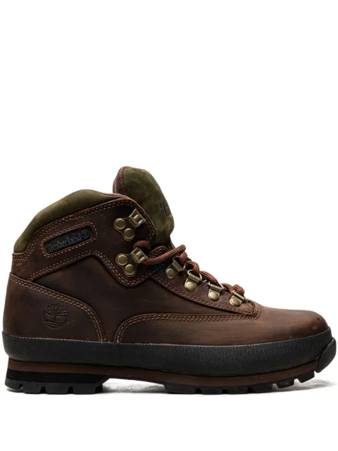 Timberland Euro Hiker logo-detail leather boots Brown TB095100214