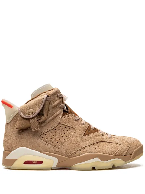 Jordan x Travis Scott Air Jordan 6 Retro SP "British Khaki Promo Sample" sneakers Neutrals DH0690