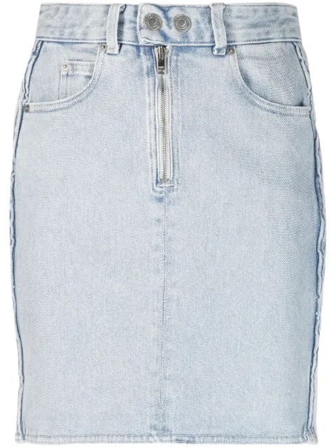ISABEL MARANT Vabelia denim skirt Blue JU0037FAA1H24I