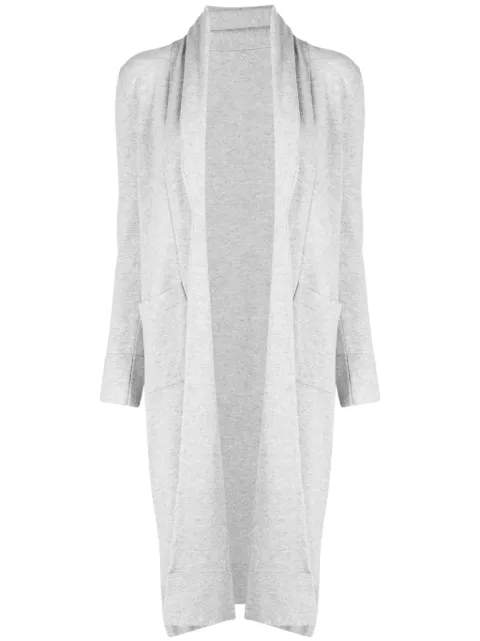 Teddy Cashmere Venzia open-front cashmere cardigan Grey VENZIA