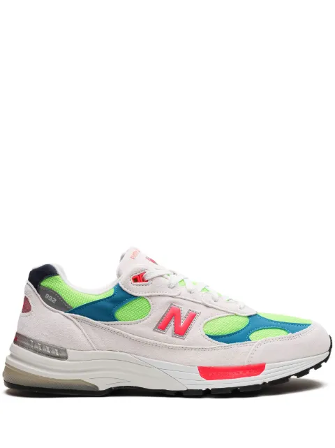 New Balance 992 "White Neon Cyan" sneakers White M992DA