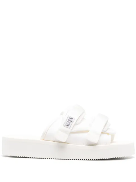 Suicoke MOTO-Po touch-strap slides White OG056PO