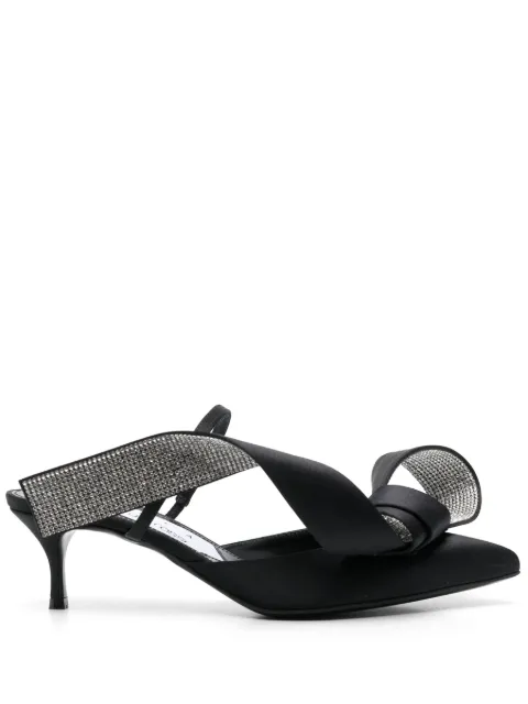 AREA x Sergio Rossi Marquise 50mm mules Black B03390MFI912110