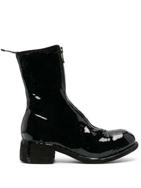Guidi laminated leather boots Black PL2LTXB