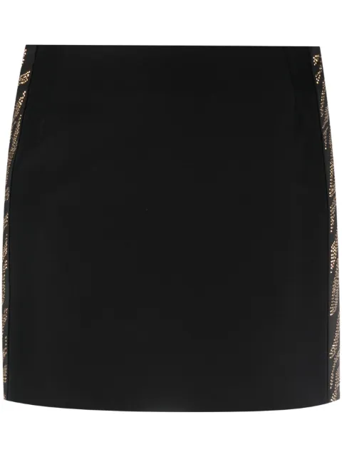 Just Cavalli rhinestone-embellished miniskirt Black 74PBE800N0197