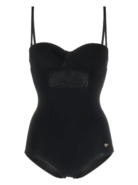 Dolce & Gabbana balconette one-piece swimsuit Black O9A13JONO12