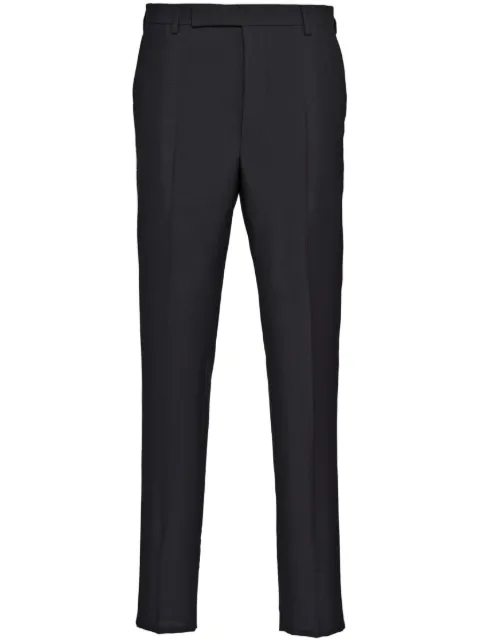 Prada wool tailored trousers Black UP0211S231G54