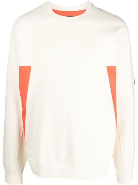 Y-3 logo-patch crew-neck sweatshirt Neutrals HZ8812