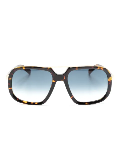 Eyewear by David Beckham tortoiseshell-effect sunglasses Brown DB7101S