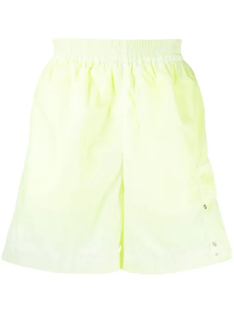 1017 ALYX 9SM eyelet-detail straight-leg shorts Yellow AAMSO0067FA01